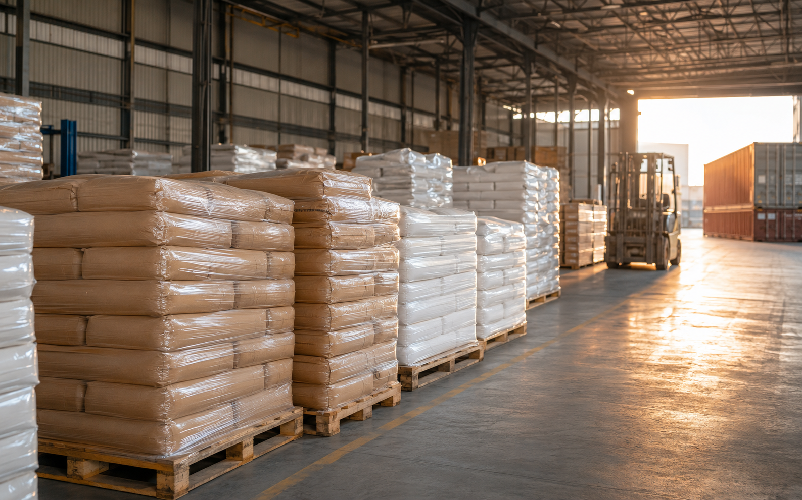 Export packing and supply facility